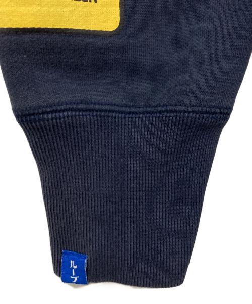 LOOPWHEELER（ループウィラー）LOOPWHEELER (ループウィラー) Bonzaipaint (バンザイペイント) コラボパーカー ネイビー サイズ:SMALLの古着・服飾アイテム