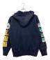LOOPWHEELER (ループウィラー) Bonzaipaint (バンザイペイント) コラボパーカー ネイビー サイズ:SMALL：6000円
