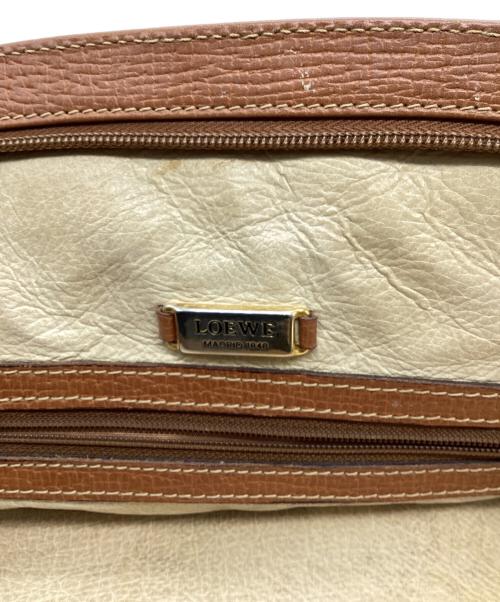 LOEWE（ロエベ）LOEWE (ロエベ) レザートートバッグ ブラウンの古着・服飾アイテム