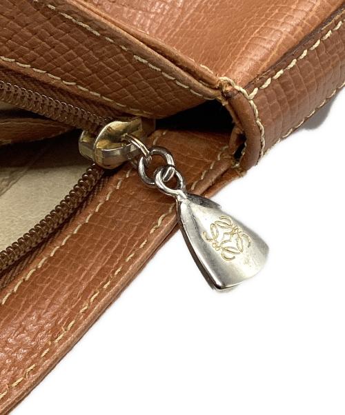 LOEWE（ロエベ）LOEWE (ロエベ) レザートートバッグ ブラウンの古着・服飾アイテム