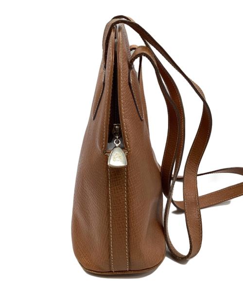LOEWE（ロエベ）LOEWE (ロエベ) レザートートバッグ ブラウンの古着・服飾アイテム