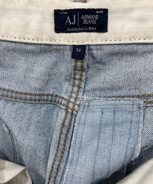 ARMANI JEANS（アルマーニジーンズ）ARMANI JEANS (アルマーニジーンズ) リペアデニムパンツ インディゴ サイズ:W32の古着・服飾アイテム