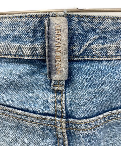 ARMANI JEANS（アルマーニジーンズ）ARMANI JEANS (アルマーニジーンズ) リペアデニムパンツ インディゴ サイズ:W32の古着・服飾アイテム