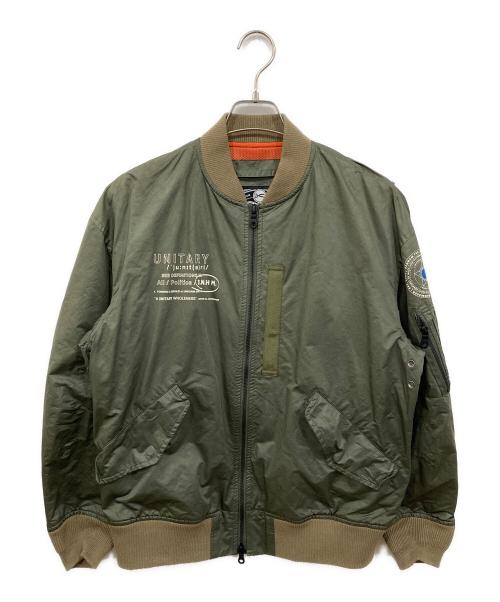 Denham（デンハム）Denham (デンハム) MA-1ジャケット グリーン サイズ:Mの古着・服飾アイテム