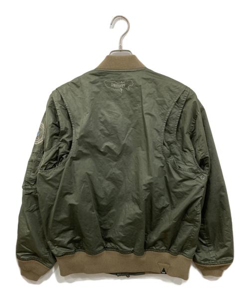 Denham（デンハム）Denham (デンハム) MA-1ジャケット グリーン サイズ:Mの古着・服飾アイテム