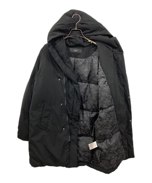 AKM Contemporary（エーケーエムコンテンポラリー）AKM Contemporary (エーケーエムコンテンポラリー) ダウンラップコート ブラック サイズ:Sの古着・服飾アイテム