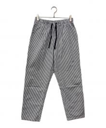 nest Robe（ネストローブ）の古着「コットンストライブパンツ」｜ブルー×ホワイト