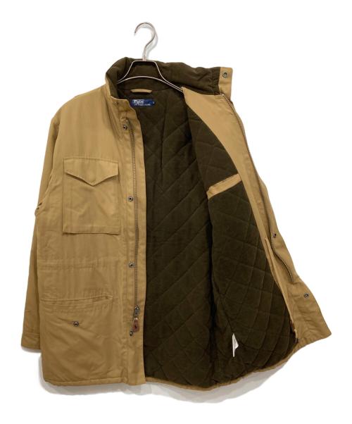POLO RALPH LAUREN（ポロ・ラルフローレン）POLO RALPH LAUREN (ポロ・ラルフローレン) 中綿ジャケット ベージュ サイズ:Lの古着・服飾アイテム