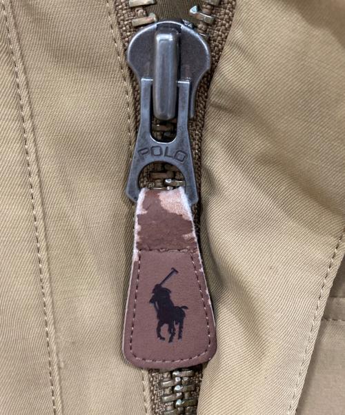 POLO RALPH LAUREN（ポロ・ラルフローレン）POLO RALPH LAUREN (ポロ・ラルフローレン) 中綿ジャケット ベージュ サイズ:Lの古着・服飾アイテム