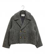 MACPHEEマカフィー）の古着「シープパイル Pコート」｜グレー