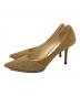 JIMMY CHOO (ジミーチュウ) マイクロスタッズパンプス ベージュ サイズ:37：6000円