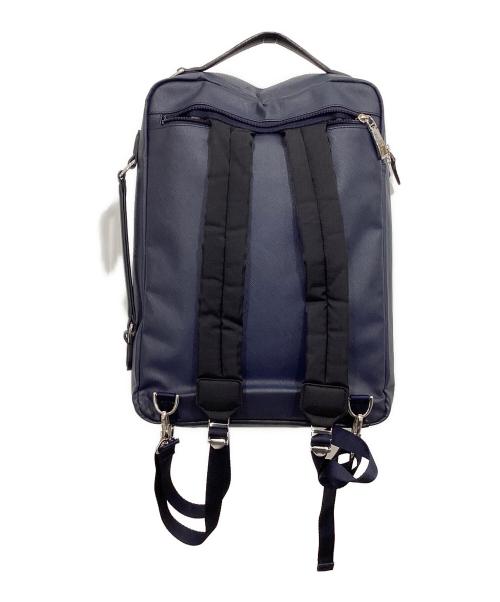 PELLE MORBIDA（ペッレモルビダ）PELLE MORBIDA (ペッレモルビダ) 4wayブリーフケース ネイビーの古着・服飾アイテム
