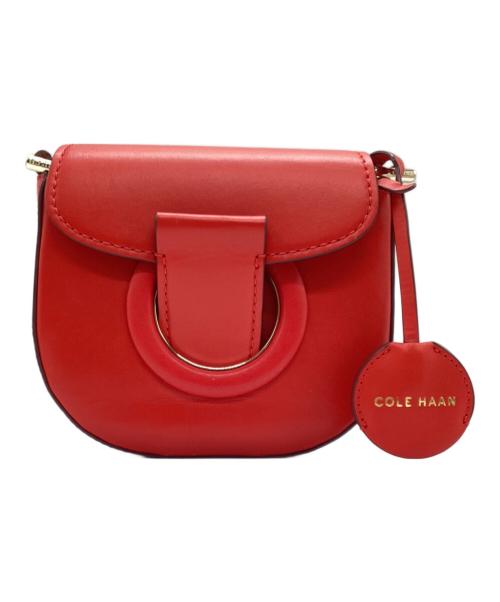 COLE HAAN（コールハーン）COLE HAAN (コールハーン) ショルダーバッグ レッドの古着・服飾アイテム