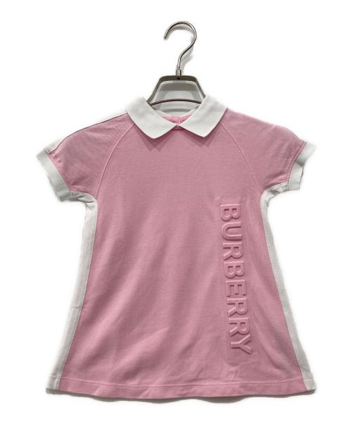 BURBERRY（バーバリー）BURBERRY (バーバリー) ポロシャツワンピース ピンク サイズ:24M 92cmの古着・服飾アイテム