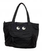 ANYA HINDMARCHアニヤ・ハインドマーチ）の古着「アイズトートバッグ」｜ブラック