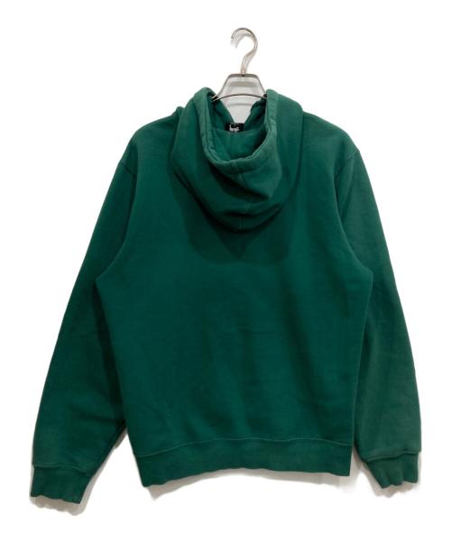 stussy（ステューシー）stussy (ステューシー) プルオーバーパーカー グリーン サイズ:Lの古着・服飾アイテム