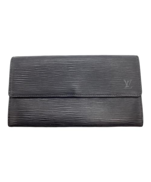 LOUIS VUITTON（ルイ ヴィトン）LOUIS VUITTON (ルイ ヴィトン) 長財布 ブラックの古着・服飾アイテム