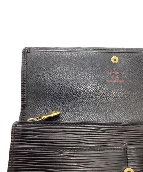 LOUIS VUITTON（ルイ ヴィトン）LOUIS VUITTON (ルイ ヴィトン) 長財布 ブラックの古着・服飾アイテム