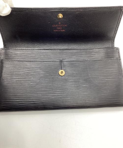 LOUIS VUITTON（ルイ ヴィトン）LOUIS VUITTON (ルイ ヴィトン) 長財布 ブラックの古着・服飾アイテム