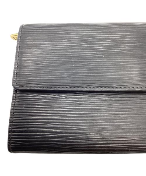 LOUIS VUITTON（ルイ ヴィトン）LOUIS VUITTON (ルイ ヴィトン) 長財布 ブラックの古着・服飾アイテム