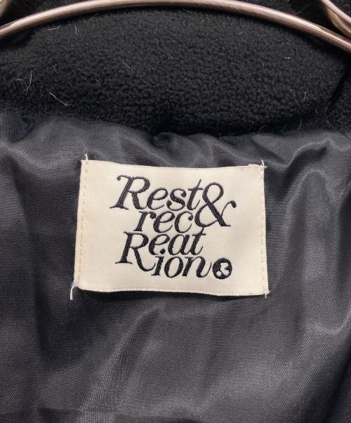 Rest&Recreation（レストアンドレクリエーション）Rest&Recreation (レストアンドレクリエーション) ダウンジャケット ブラック サイズ:-の古着・服飾アイテム