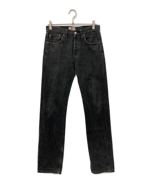 LEVI'S（リーバイス）LEVI'S (リーバイス) 先染めブラックデニムパンツ ブラック サイズ:SIZE 71cm (W28)の古着・服飾アイテム