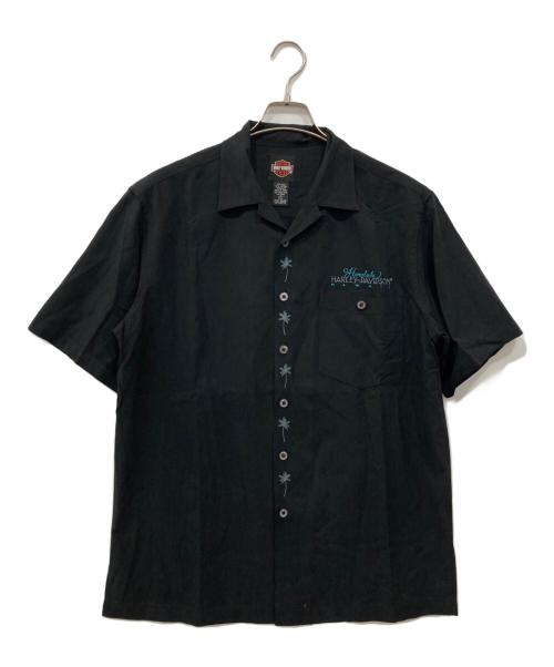 HARLEY-DAVIDSON（ハーレーダビッドソン）HARLEY-DAVIDSON (ハーレーダビッドソン) 半袖シャツ ブラック サイズ:Sの古着・服飾アイテム