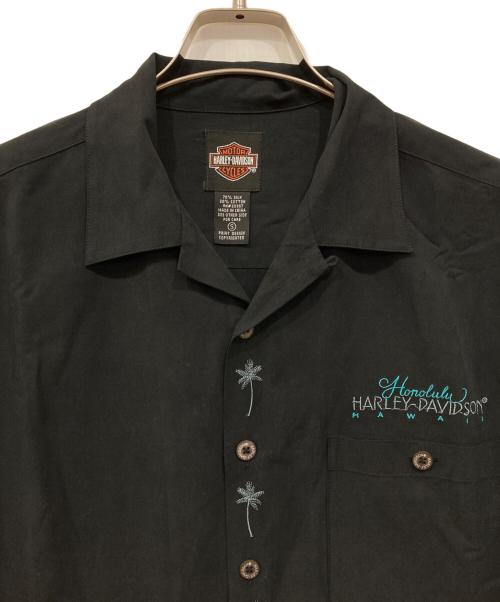 HARLEY-DAVIDSON（ハーレーダビッドソン）HARLEY-DAVIDSON (ハーレーダビッドソン) 半袖シャツ ブラック サイズ:Sの古着・服飾アイテム