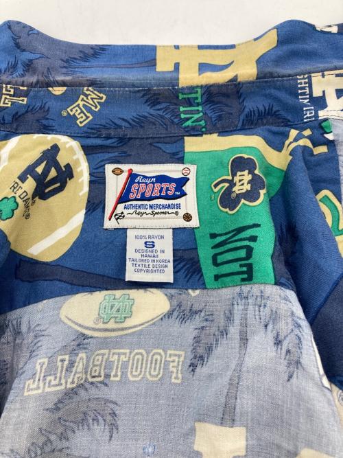 Reyn SPORTS（レインスポーツ）Reyn SPORTS (レインスポーツ) アロハシャツ ブルー サイズ:Sの古着・服飾アイテム