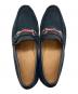 中古・古着 GUCCI (グッチ) シェリーラインホースビットローファー ネイビー サイズ:40：10000円