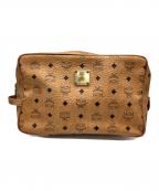 MCMエムシーエム）の古着「セカンドバッグ」｜ベージュ