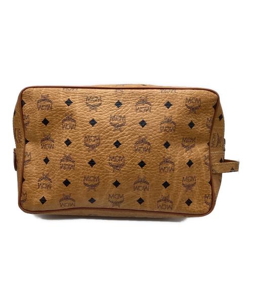MCM（エムシーエム）MCM (エムシーエム) セカンドバッグ ベージュの古着・服飾アイテム