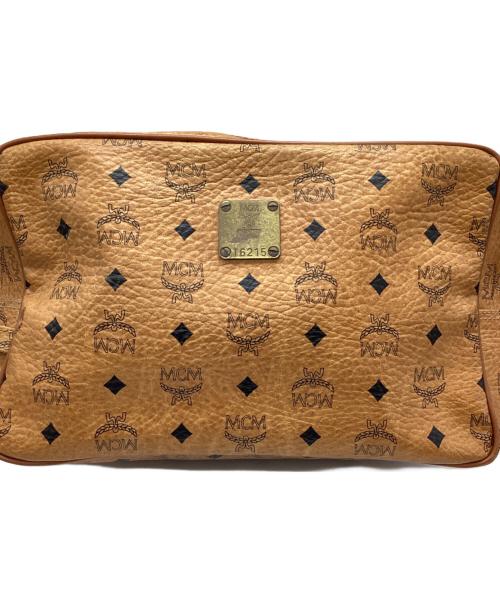 MCM（エムシーエム）MCM (エムシーエム) セカンドバッグ ベージュの古着・服飾アイテム