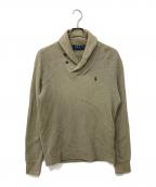 POLO RALPH LAURENポロ・ラルフローレン）の古着「ショールカラースウェット」｜ベージュ