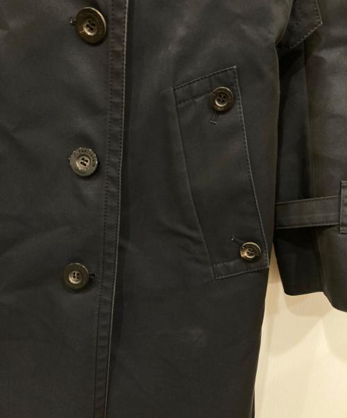 Aquascutum（アクアスキュータム）Aquascutum (アクアスキュータム) トレンチコート ブラック サイズ:8の古着・服飾アイテム