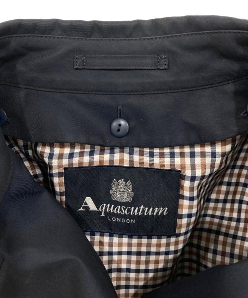 Aquascutum（アクアスキュータム）Aquascutum (アクアスキュータム) トレンチコート ブラック サイズ:8の古着・服飾アイテム