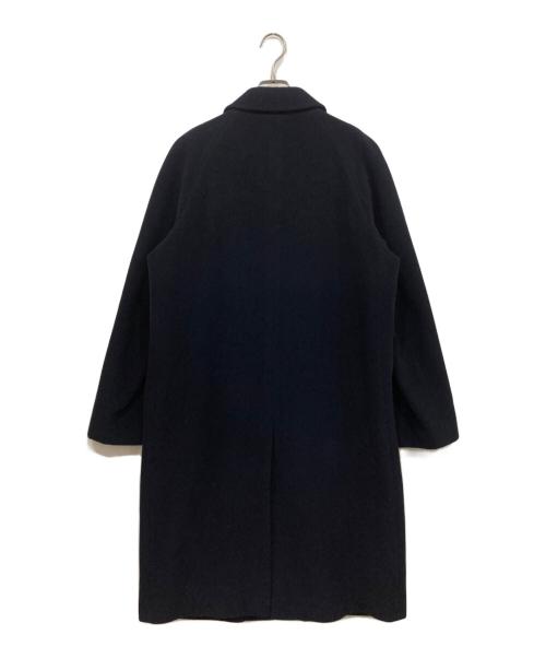 Paul Smith London（ポールスミスロンドン）Paul Smith London (ポールスミスロンドン) カシミヤ混ステンカラーコート ネイビー サイズ:Lの古着・服飾アイテム