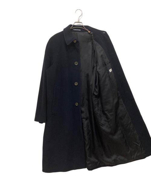 Paul Smith London（ポールスミスロンドン）Paul Smith London (ポールスミスロンドン) カシミヤ混ステンカラーコート ネイビー サイズ:Lの古着・服飾アイテム