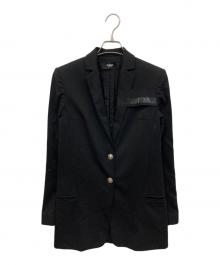 VERSUS VERSACE（ヴェルサス ヴェルサーチェ）の古着「テーラードジャケット」｜ブラック