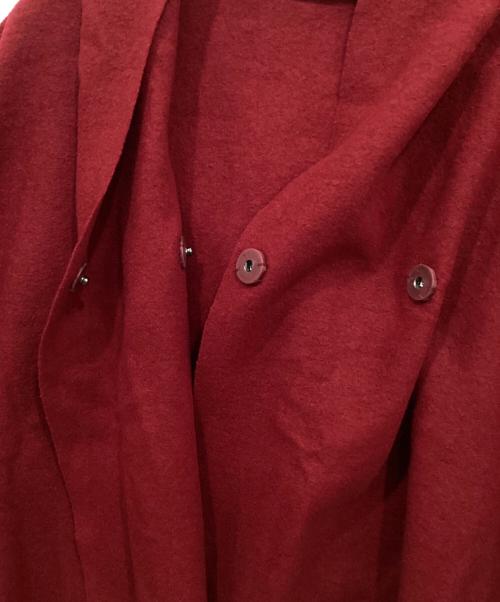 JOURNAL STANDARD（ジャーナルスタンダード）JOURNAL STANDARD (ジャーナルスタンダード) ウールリング フードベスト レッド サイズ:Free 未使用品の古着・服飾アイテム