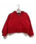 TOMORROW LAND（トゥモローランド）の古着「ルミエファンシーツイード フーデッドブルゾン」｜レッド