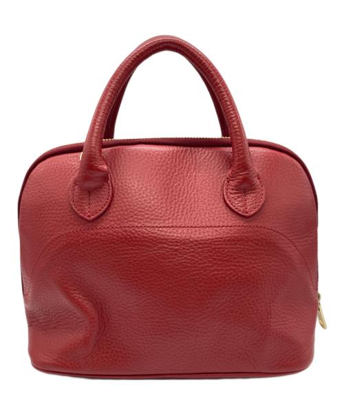 A.D.M.J.（エーディーエムジェイ）A.D.M.J. (エーディーエムジェイ) ハンドバッグ レッドの古着・服飾アイテム