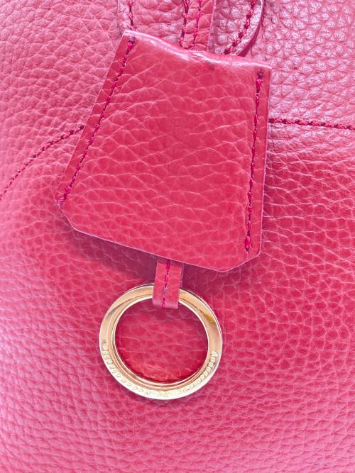 A.D.M.J.（エーディーエムジェイ）A.D.M.J. (エーディーエムジェイ) ハンドバッグ レッドの古着・服飾アイテム