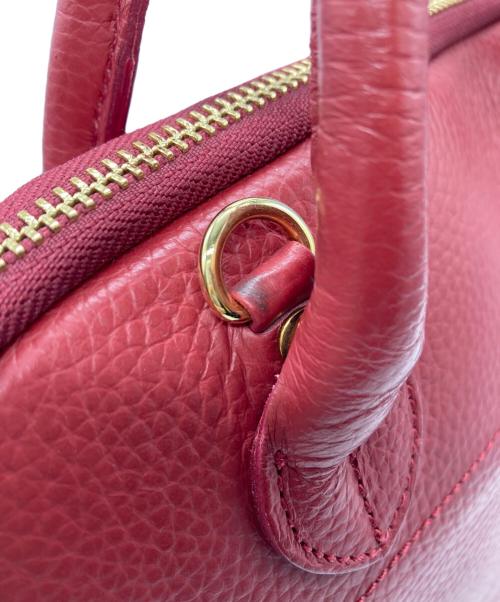 A.D.M.J.（エーディーエムジェイ）A.D.M.J. (エーディーエムジェイ) ハンドバッグ レッドの古着・服飾アイテム