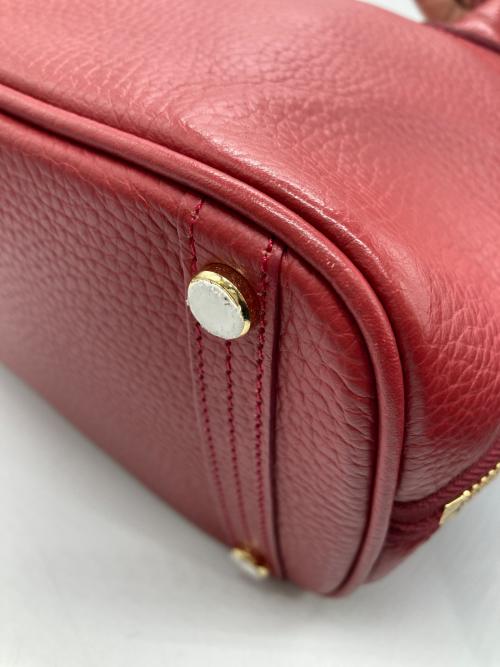 A.D.M.J.（エーディーエムジェイ）A.D.M.J. (エーディーエムジェイ) ハンドバッグ レッドの古着・服飾アイテム