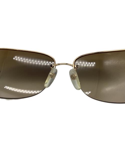 CHANEL（シャネル）CHANEL (シャネル) フレームレス カメリア サングラス ブラウン サイズ:不明の古着・服飾アイテム