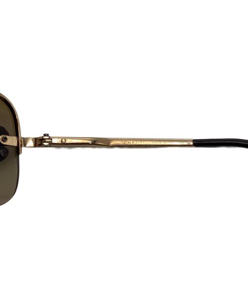 CHANEL（シャネル）CHANEL (シャネル) フレームレス カメリア サングラス ブラウン サイズ:不明の古着・服飾アイテム