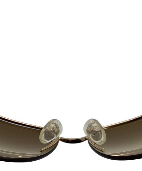 CHANEL（シャネル）CHANEL (シャネル) フレームレス カメリア サングラス ブラウン サイズ:不明の古着・服飾アイテム