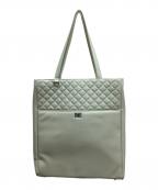 darichダーリッチ）の古着「キルティングトートバッグ」｜グリーン