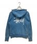 stussy (ステューシー) ロゴプルオーバーパーカー インディゴ サイズ:S：7000円